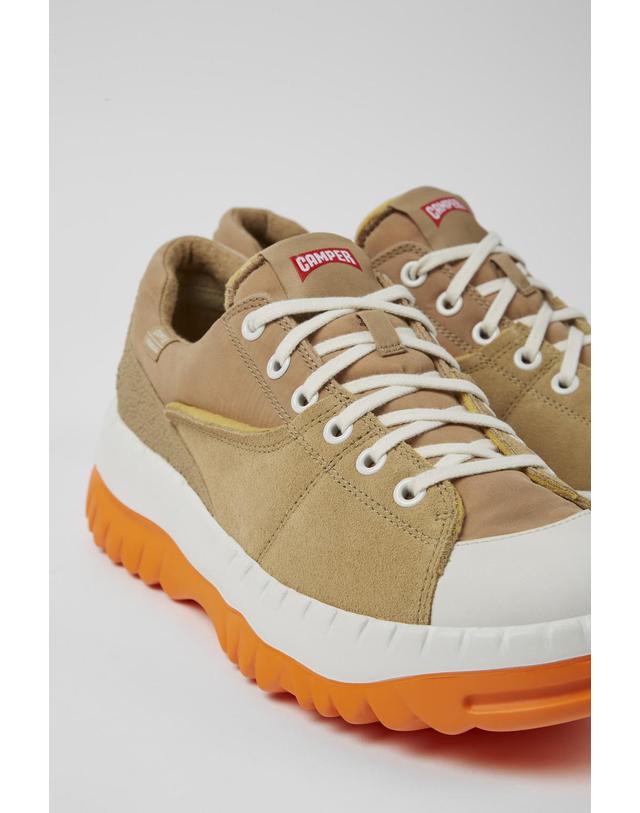 캠퍼 캠퍼 청키 리사이클 누벅 스니커즈 Teix K100866-002 BEIGE 베이지 착용컷