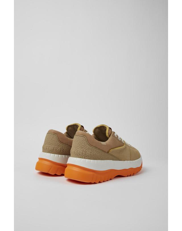 캠퍼 캠퍼 청키 리사이클 누벅 스니커즈 Teix K100866-002 BEIGE 베이지 착용컷