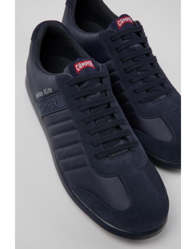 캠퍼 캠퍼 경량 블루 스니커즈 Pelotas XLite 18302-140 BLUE 네이비 착용컷