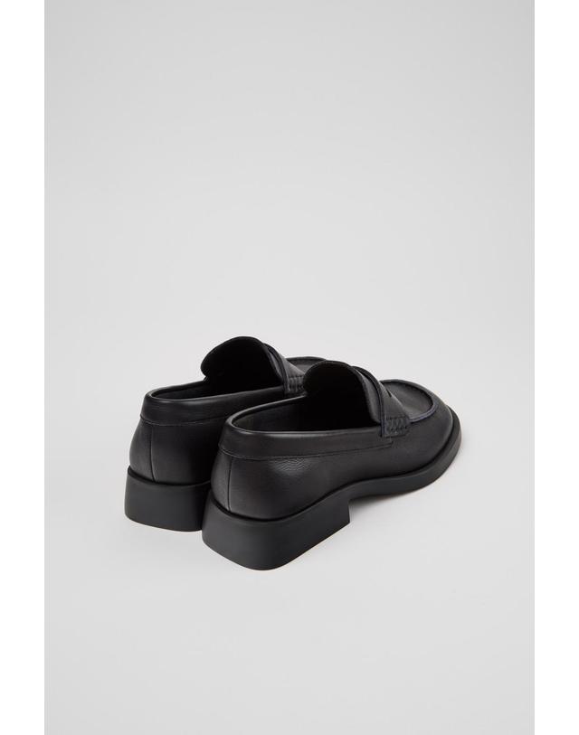 캠퍼 캠퍼 블랙 베이직 여성 로퍼 Donna K201919-001 BLACK 착용컷