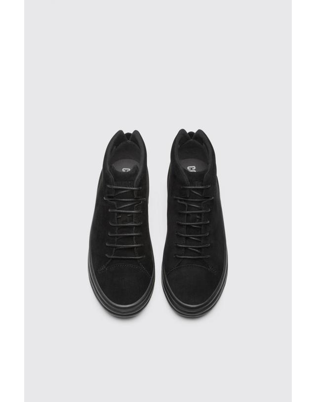 캠퍼 캠퍼 쿠셔닝 여성 하이탑 스니커즈 Hoops K400206-001 BLACK 블랙 착용컷