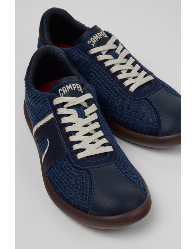 캠퍼 캠퍼 멀티컬러 스니커즈 Pelotas Soller K101081-001 BLUE 착용컷
