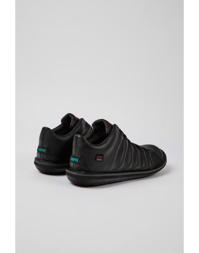 캠퍼 캠퍼 고어텍스 블랙 레더 남성 앵클부츠 K300005-023 BLACK 착용컷