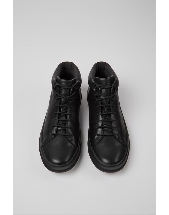 캠퍼 캠퍼 프리미엄 레더 남성 앵클부츠 Chasis K300236-004 BLACK 블랙 착용컷