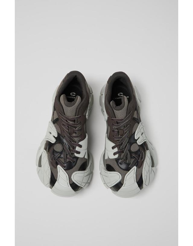 캠퍼 캠퍼 청키 메쉬 레이스업 스니커즈 A500013-028 MULTICOLOR 멀티컬러 착용컷
