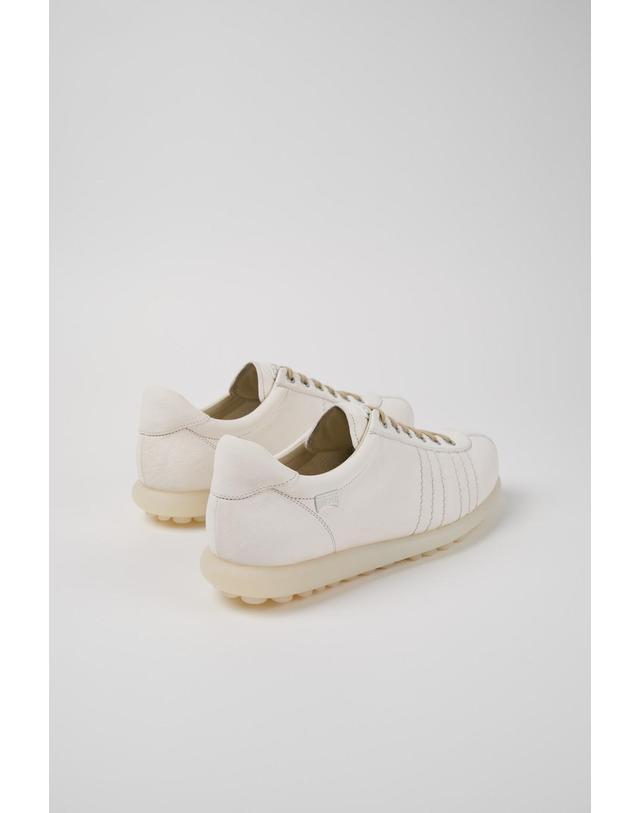 캠퍼 캠퍼 화이트 가죽 남성 스니커즈 Pelotas K101018-003 WHITE 착용컷