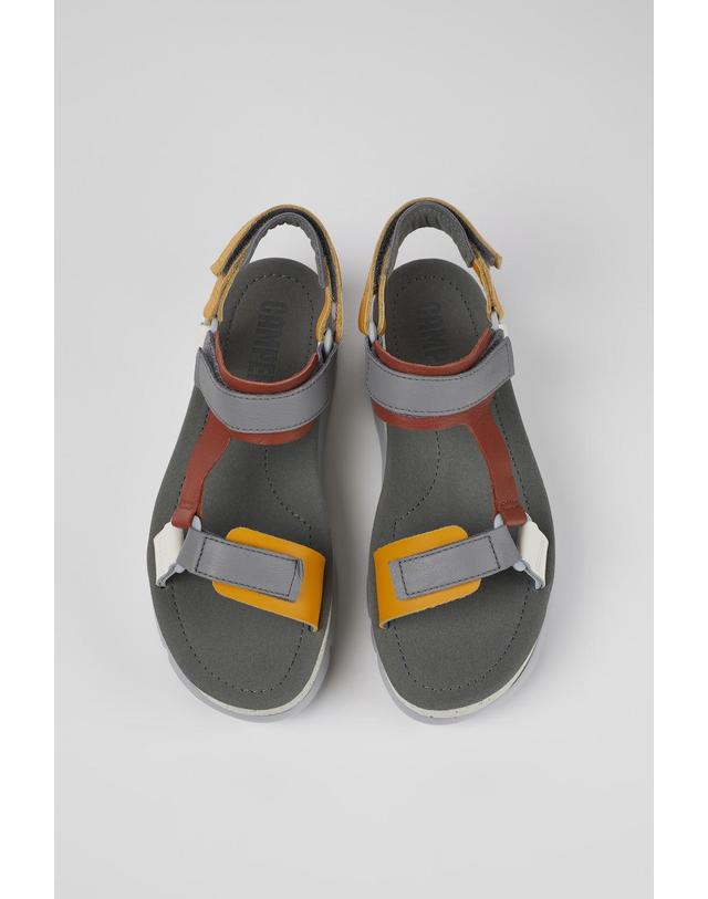 캠퍼 캠퍼 멀티컬러 스트랩 샌들 Oruga Up K201037-035 MULTICOLOR 착용컷