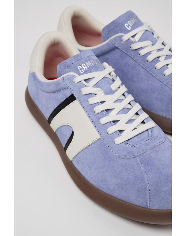 캠퍼 캠퍼 Pelotas Soller 남성 스니커즈 K100937-018 BLUE 멀티컬러 착용컷