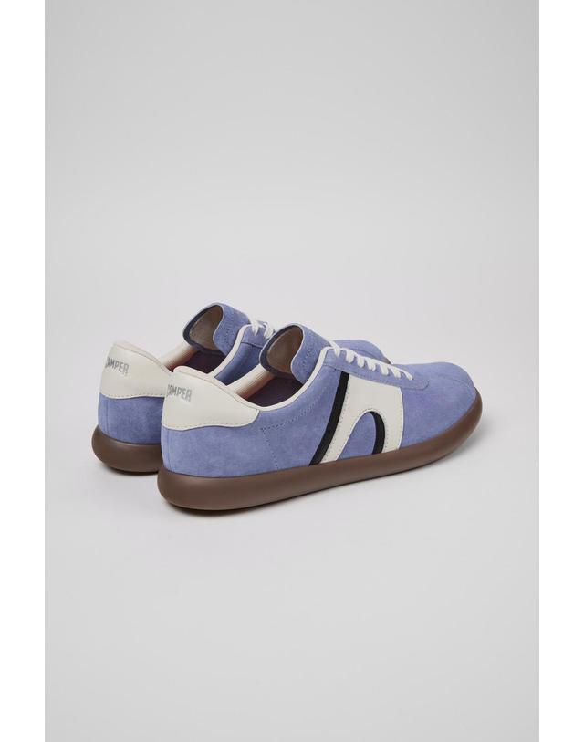 캠퍼 캠퍼 Pelotas Soller 남성 스니커즈 K100937-018 BLUE 멀티컬러 착용컷