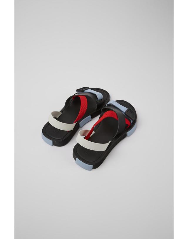 캠퍼 캠퍼 멀티 스트랩 레더 남성 샌들 K100798-005 MULTICOLOR 멀티컬러 착용컷