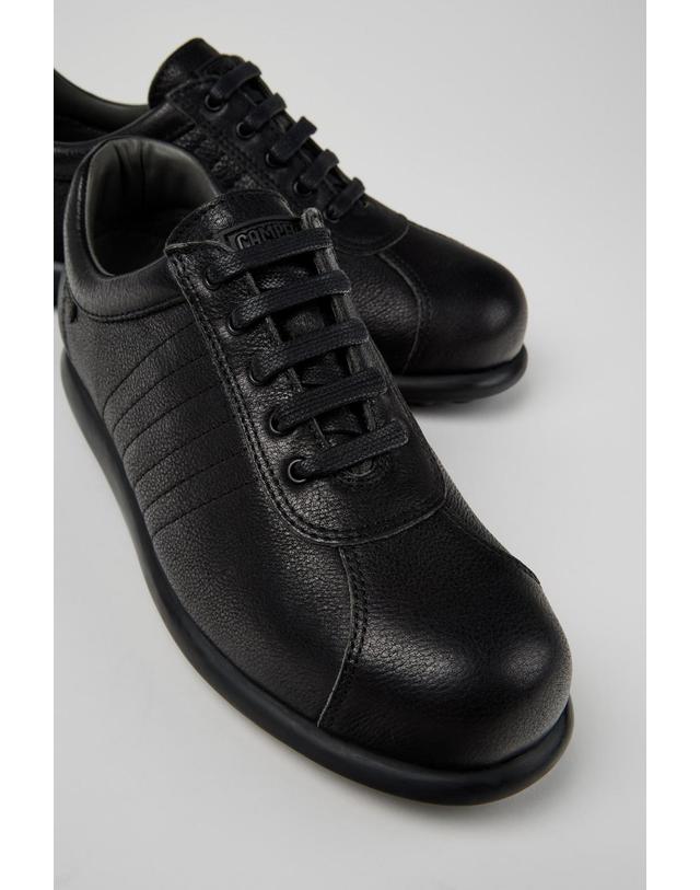 캠퍼 캠퍼 레더 테크니컬 스니커즈 Pelotas 27205-314 BLACK 블랙 착용컷