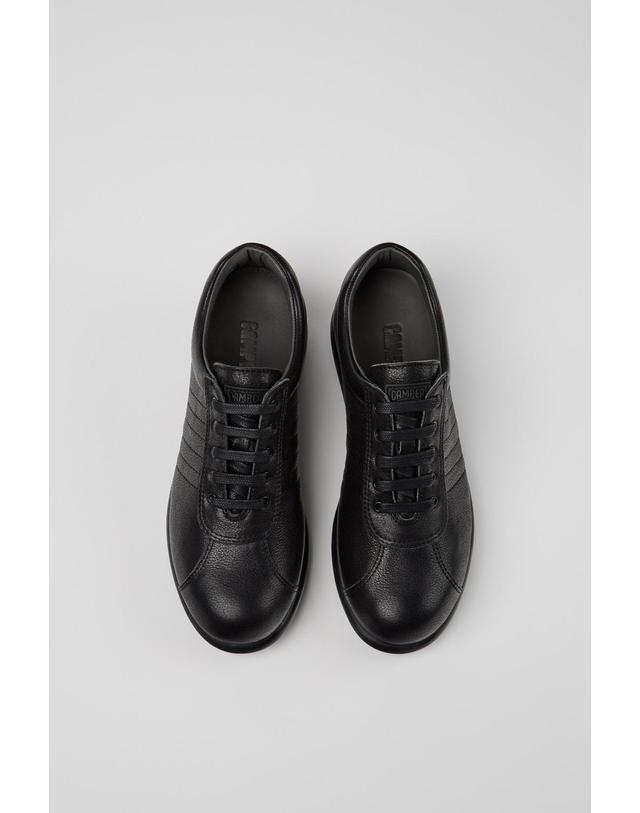 캠퍼 캠퍼 레더 테크니컬 스니커즈 Pelotas 27205-314 BLACK 블랙 착용컷