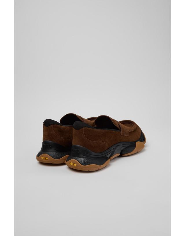 캠퍼 캠퍼 Karst 2 남성 청키 로퍼 K101142-003 BROWN 브라운 착용컷
