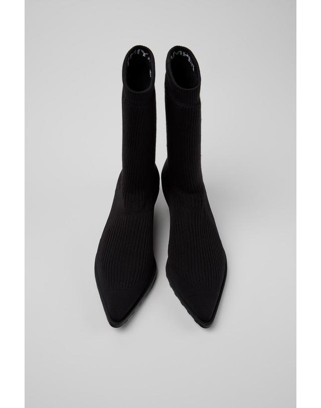 캠퍼 캠퍼 여성 앵클부츠 x 이세이 미야케 안나 K400865-005 BLACK 블랙 착용컷