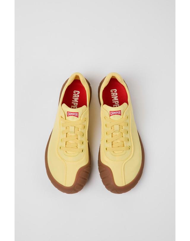 캠퍼 캠퍼 옐로우 로우탑 스니커즈 Path K201542-004 YELLOW 노랑 착용컷