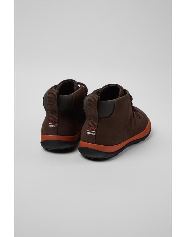 캠퍼 캠퍼 Peu Pista GM 남성 앵클부츠 K300557-003 BROWN 브라운 착용컷