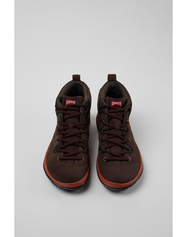 캠퍼 캠퍼 Peu Pista GM 남성 앵클부츠 K300557-003 BROWN 브라운 착용컷