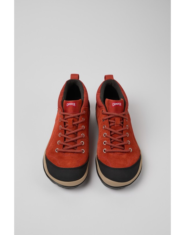 캠퍼 캠퍼 Peu Pista GM 남성 앵클부츠 K300556-003 RED 레드 착용컷