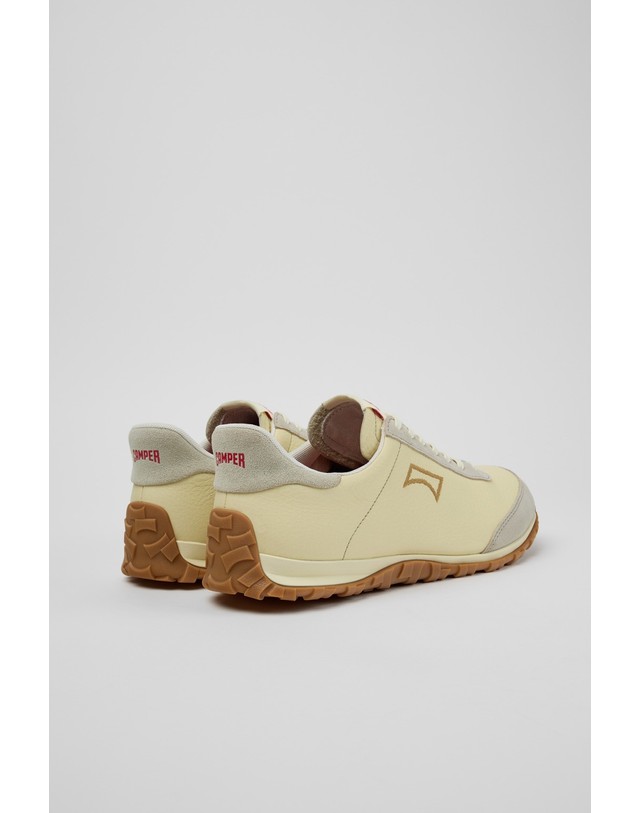 캠퍼 캠퍼 Drift Walk 남성 스니커즈 K101097-010 BEIGE 베이지 착용컷