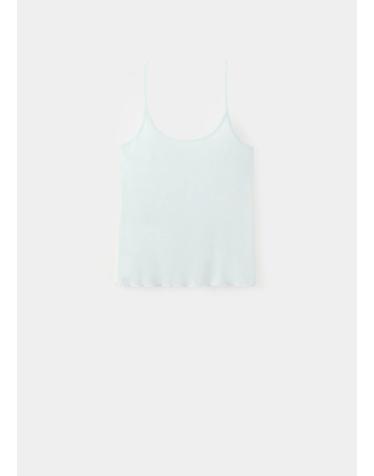 망고 마이크로 모달 스트랩 캐미솔 27083338_52 AZUL