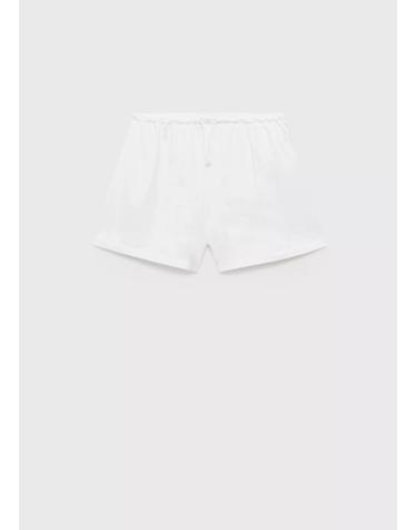 망고 순면 드로스트링 파자마 반바지 27054768_01 BLANCO