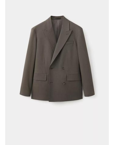 망고 더블브레스트 보스턴 블레이저 37051406_35 MARRON MEDIO