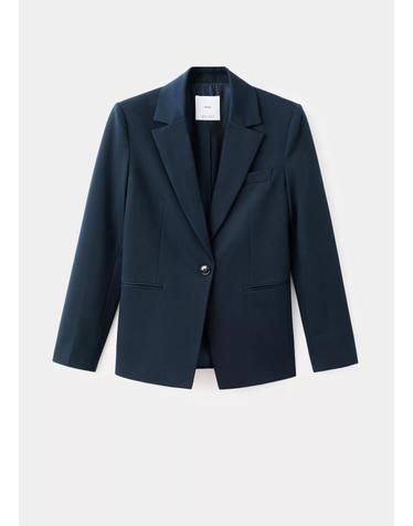 망고 슬림핏 수트 블레이저 37085858_69 AZUL MARINO OSCURO