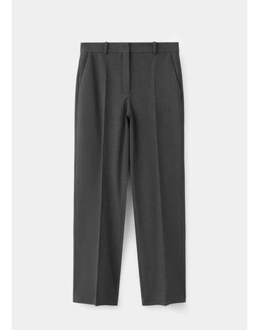 망고 핀스트라이프 정장 팬츠 37084111_92 GRIS