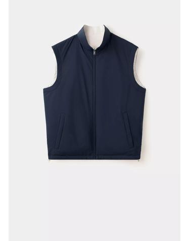 망고 방수 양면 퍼넬넥 집업 베스트 37035153_57 AZUL NOCHE