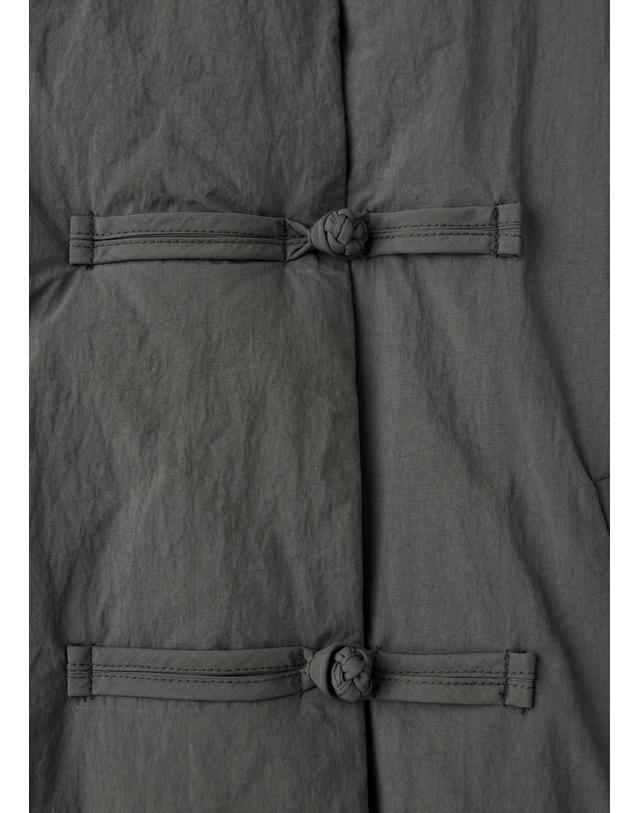 망고 망고 하이넥 토글 버튼 패딩 자켓 37095987_92 GRIS 그레이 착용컷