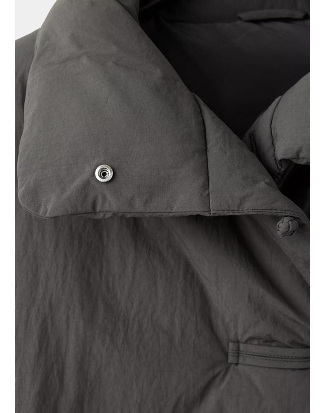 망고 망고 하이넥 토글 버튼 패딩 자켓 37095987_92 GRIS 그레이 착용컷