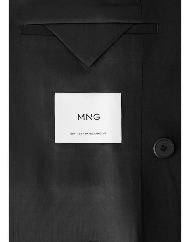 망고 망고 레귤러핏 더블 브레스트 수트 자켓 37025156_99 NEGRO 블랙 착용컷