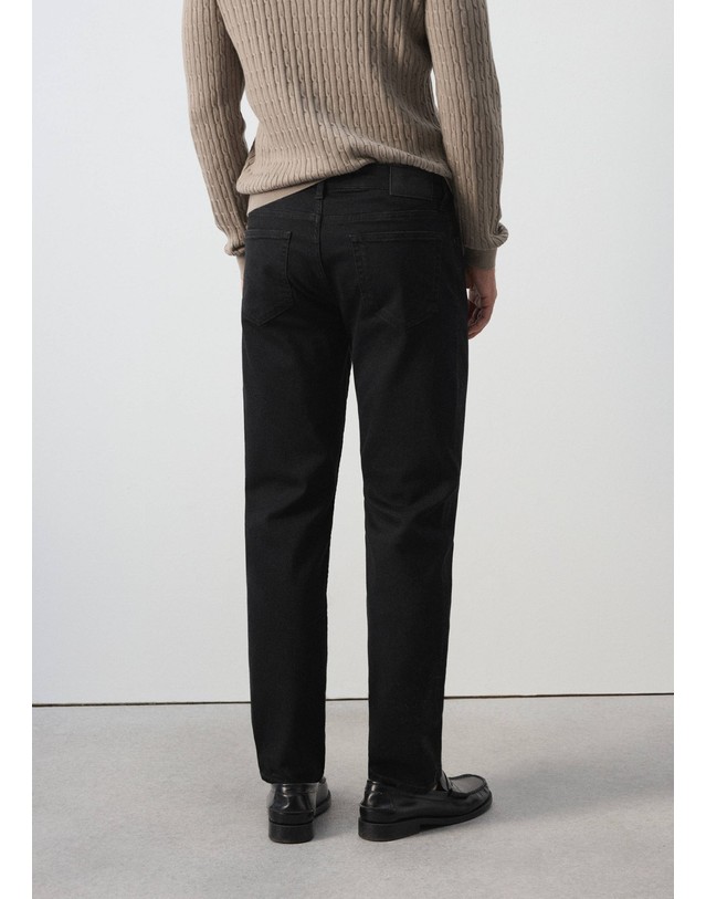 망고 망고 슬림핏 울트라 소프트 청바지 37055975_TN DENIM NEGRO 네이비 착용컷
