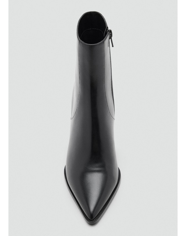 망고 망고 포인티 블록힐 앵클 부츠 37025987_99 NEGRO 블랙 착용컷