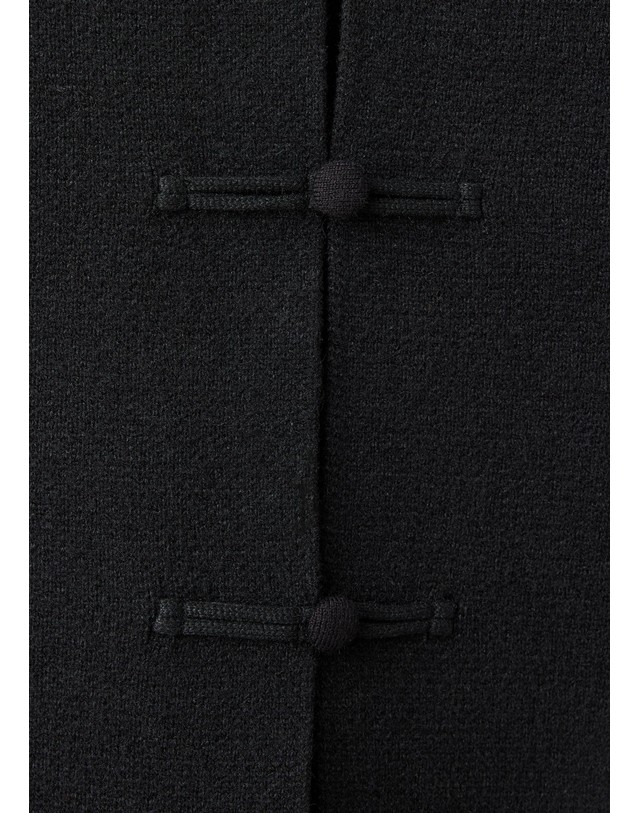 망고 망고 알라마르 장식 니트 자켓 37095847_99 NEGRO 블랙 착용컷