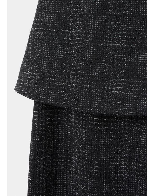 망고 망고 체크 콤비 민소매 점프수트 37065851_92 GRIS 그레이 착용컷