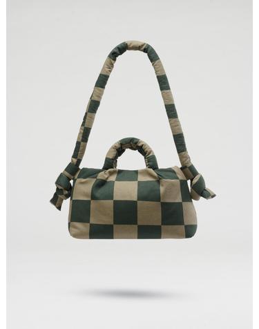 올랜드 체커보드 소프트 미니 크로스백 56456521253199 CHECK SAGE + FOREST GREEN