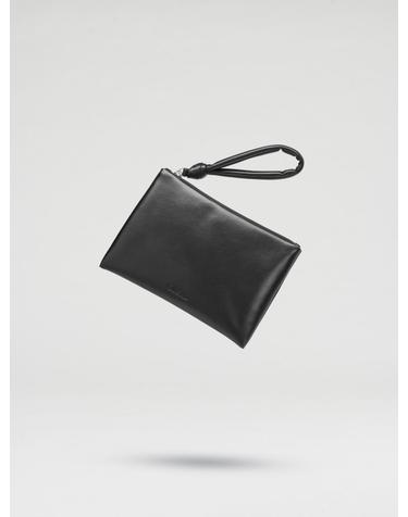 올랜드 베이직 패디드 파우치 56770292121935 VEGAN LEATHER - BLACK