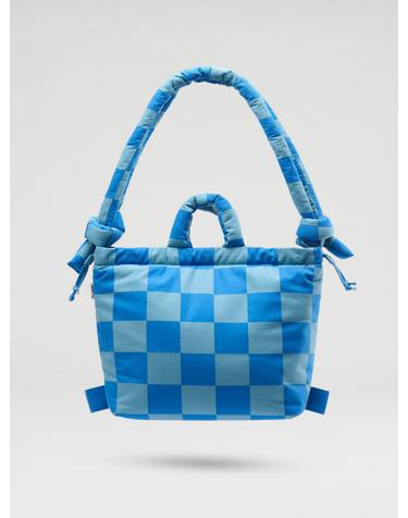 올랜드 체커보드 소프트 나일론 백팩 ONA 56456470692175 CHECK COBALT BLUE + LIGHT BLUE