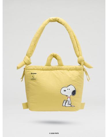 올랜드 소프트 나일론 스누피 호보백 56770098168143 PEANUTS - LIME