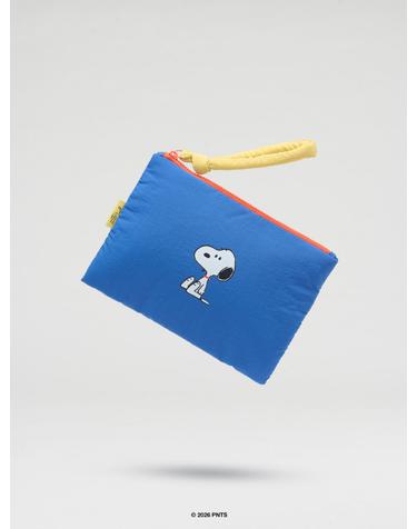올랜드 스누피 블루 패딩 파우치 56770222391631 PEANUTS