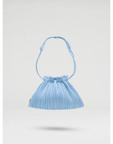 올랜드 플리츠 쉘 버킷백 58465721057615 VEGAN LEATHER - BABY BLUE