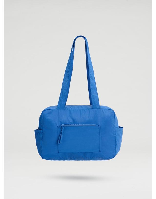 올랜드 올랜드 경량 폴더블 트래블 토트백 57971743621455 COBALT BLUE 블루 착용컷