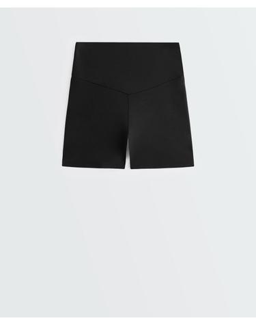 오이쇼 하이라이즈 10cm 스포츠 핫팬츠 1243/226/800 BLACK