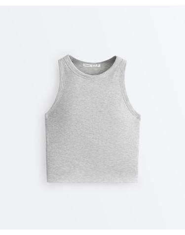 오이쇼 베이직 그레이 골지 모달 탱크탑 0144/058/812 GREY MELANGE