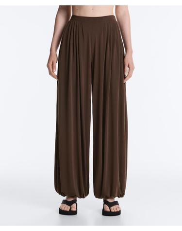 오이쇼 소프트 모달 블렌드 조거 팬츠 5603/911/716 DARK BROWN