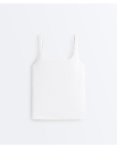 오이쇼 컴포트럭스 스퀘어넥 탱크탑 4788/906/251 WHITE