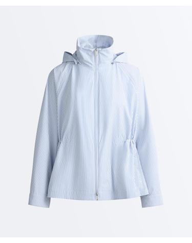 오이쇼 스트라이프 방수 바람막이 자켓 6435/492/406 PALE BLUE