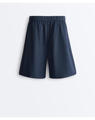 오이쇼 100% 코튼 버뮤다 반바지 5555/135/408 NAVY BLUE