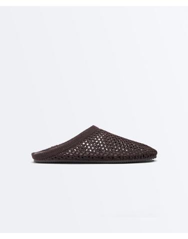 오이쇼 크로셰 뮬 클로그 슬리퍼 1276/880/100 BROWN